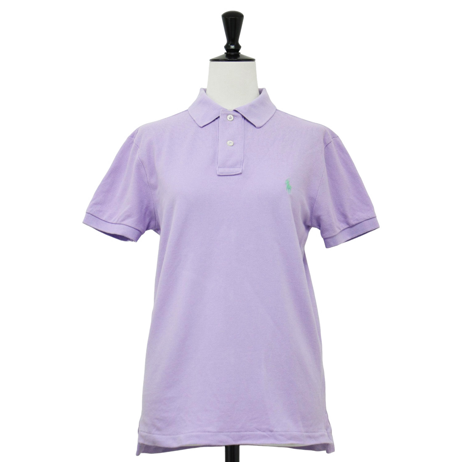 POLO Ralph Lauren ポロ ラルフローレン ポロシャツ パープル サイズ:XS | 25春夏 カスタム スリム フィット メッシュ ポロシャツ | 半袖 ポニー刺繍 コットン | トップス プルオーバー【レディース】【中古】【K4858】｜ブランド古着のBEEGLE by Boo-Bee