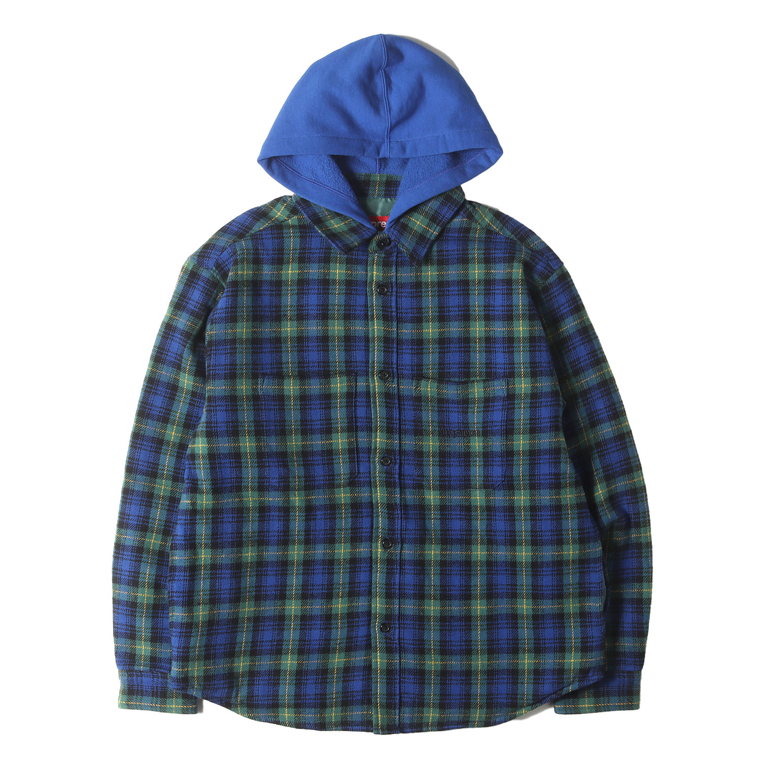楽天市場】Supreme 23aw Tartan Flannel Hooded Shirt Size-M