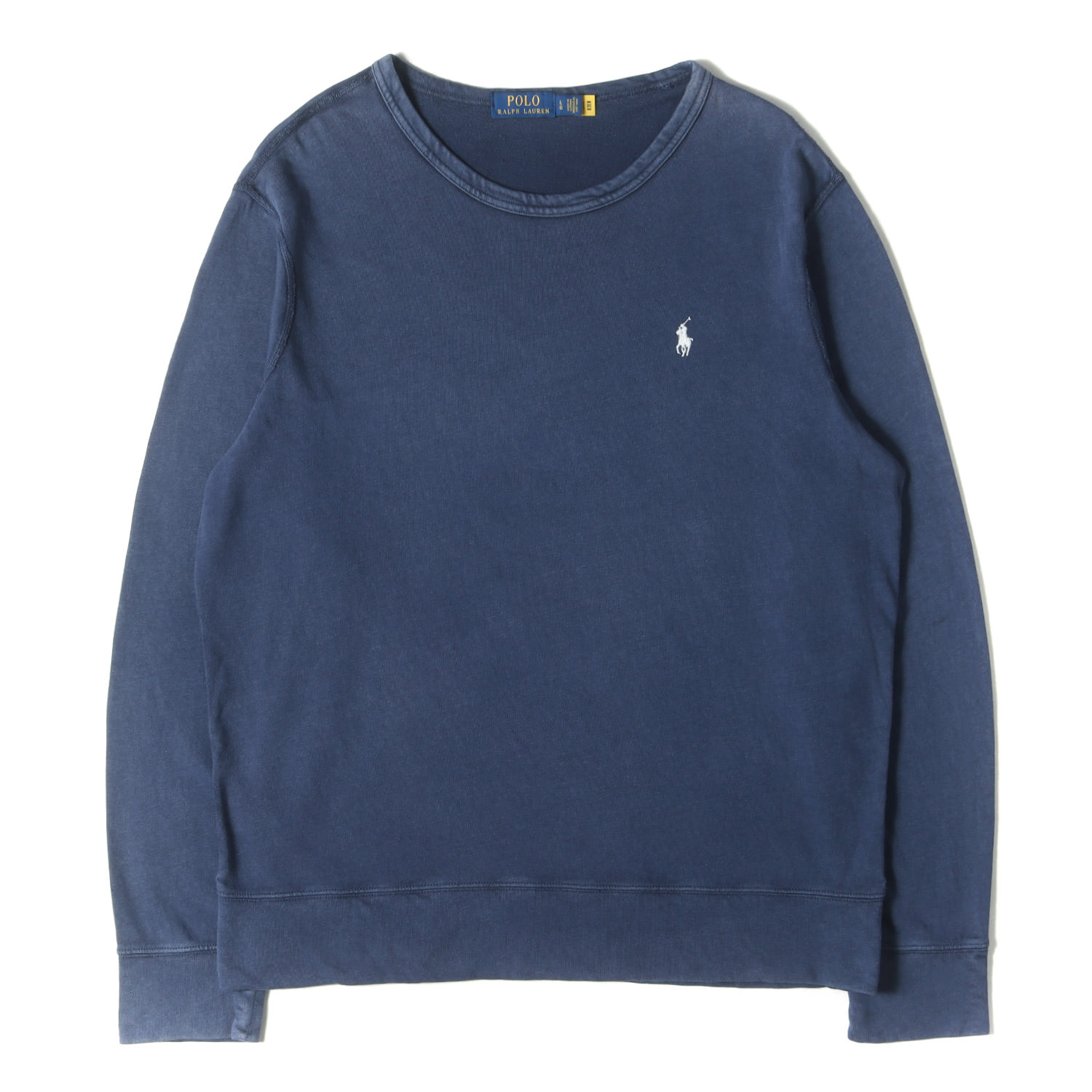 【Ralph Lauren】現行 ヴィンテージ加工 ラグランスウェット M Ralph Lauren】現行 ヴィンテージ加工 ラグランスウェット M