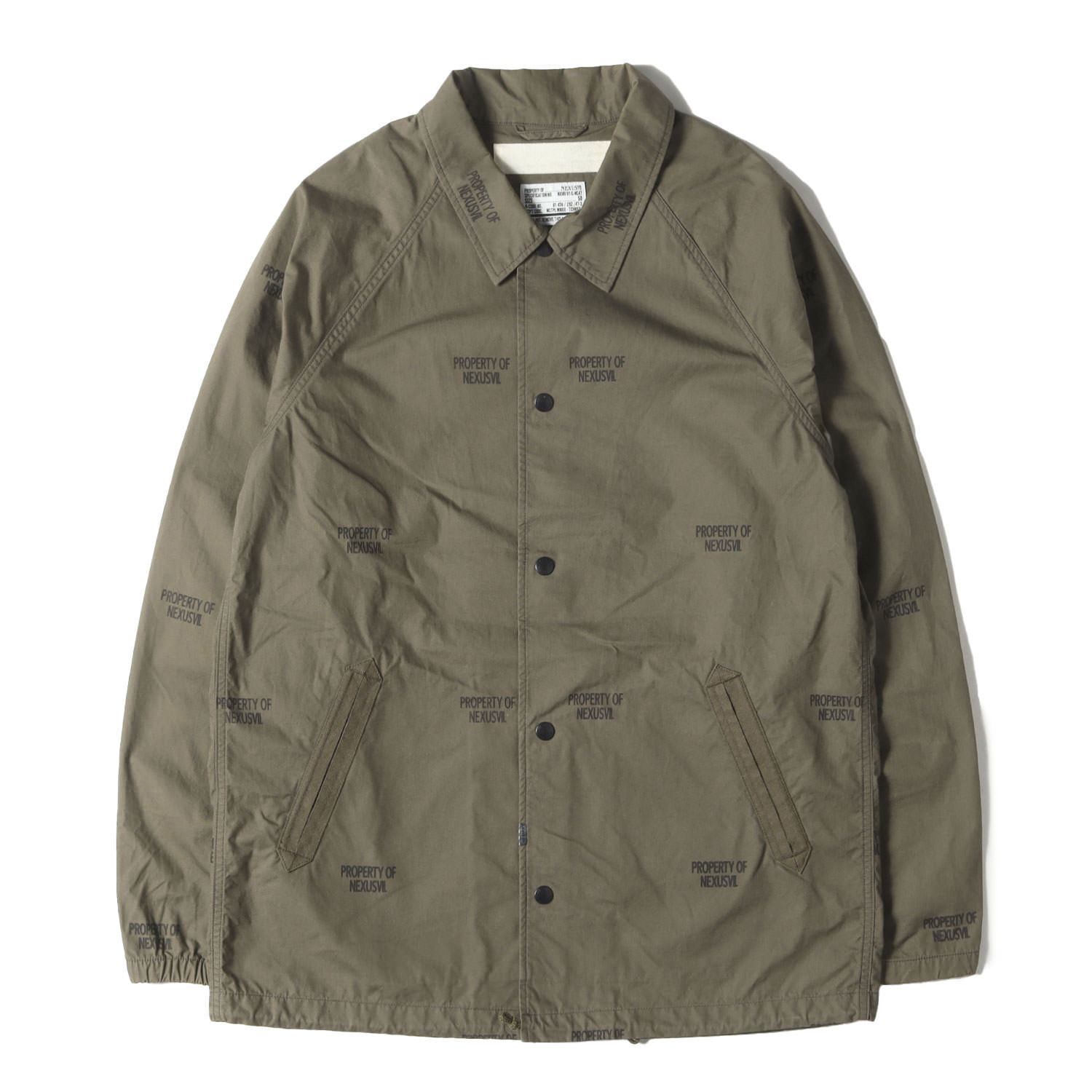 NEXUSVII. ミリタリーコーチジャケット NEXUSVII. MIL. OFFICER JACKET・NAVY - tity