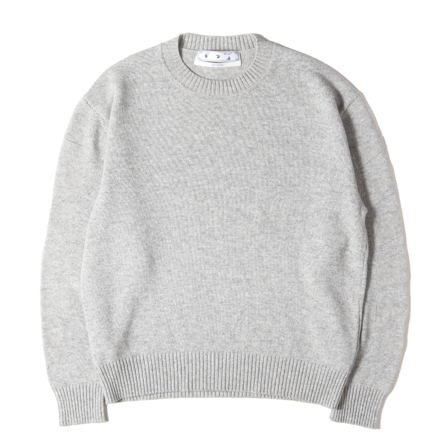 楽天市場】オフホワイト OFF-WHITE DIAG BRUSHED KNIT CREWNECK