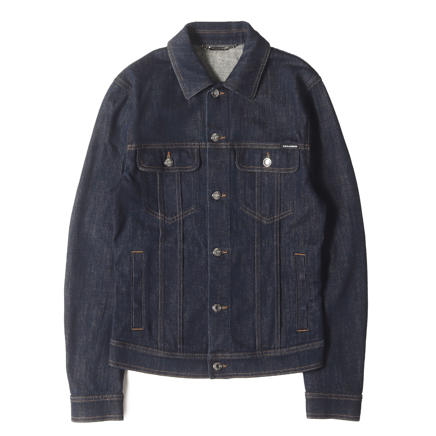 DOLCE&GABBANA ダメージ加工 デニムジャケット イタリア製 イタリア製 D&G DOLCE&GABBANA ディーアンドジー ドルチェアンド