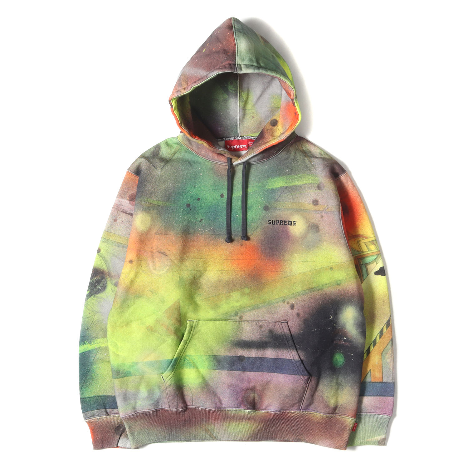Supreme シュプリーム パーカー マルチ色合い 大きさ:S | 20SS Rammellzee 全面グラフィック スウェットパーカー (Hooded Sweatshirt) | トップス フーディー | 共同研究【メンズ】【K4845】