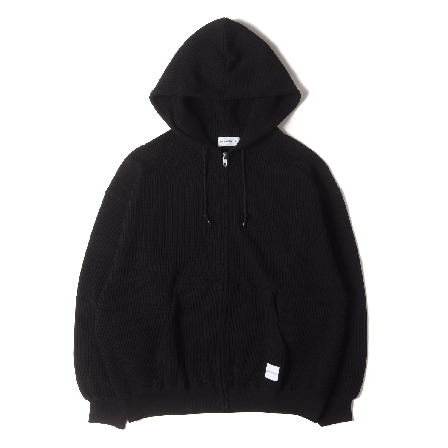 COOTIE クーティー パーカー 大きさ:M / 24AW 厚地の外套大きさ ワーヘル ジップ パーカー (N/C Waffle Zip Hoodie ) / 黒いこと 黒 / トップス フーディー ティーシャツ【メンズ】【中古】【美品】【K4792】