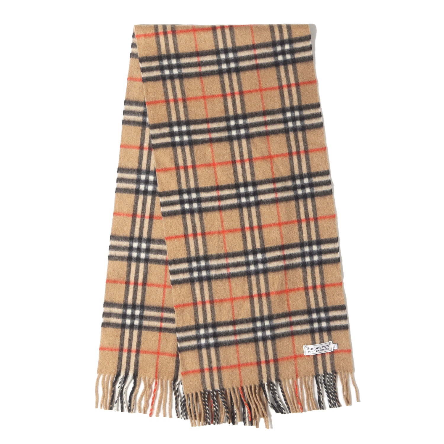 England BURBERRY バーバリー カシミヤ キャメル ノバ マフラー England BURBERRY バーバリー カシミヤ キャメル ノバ マフラー