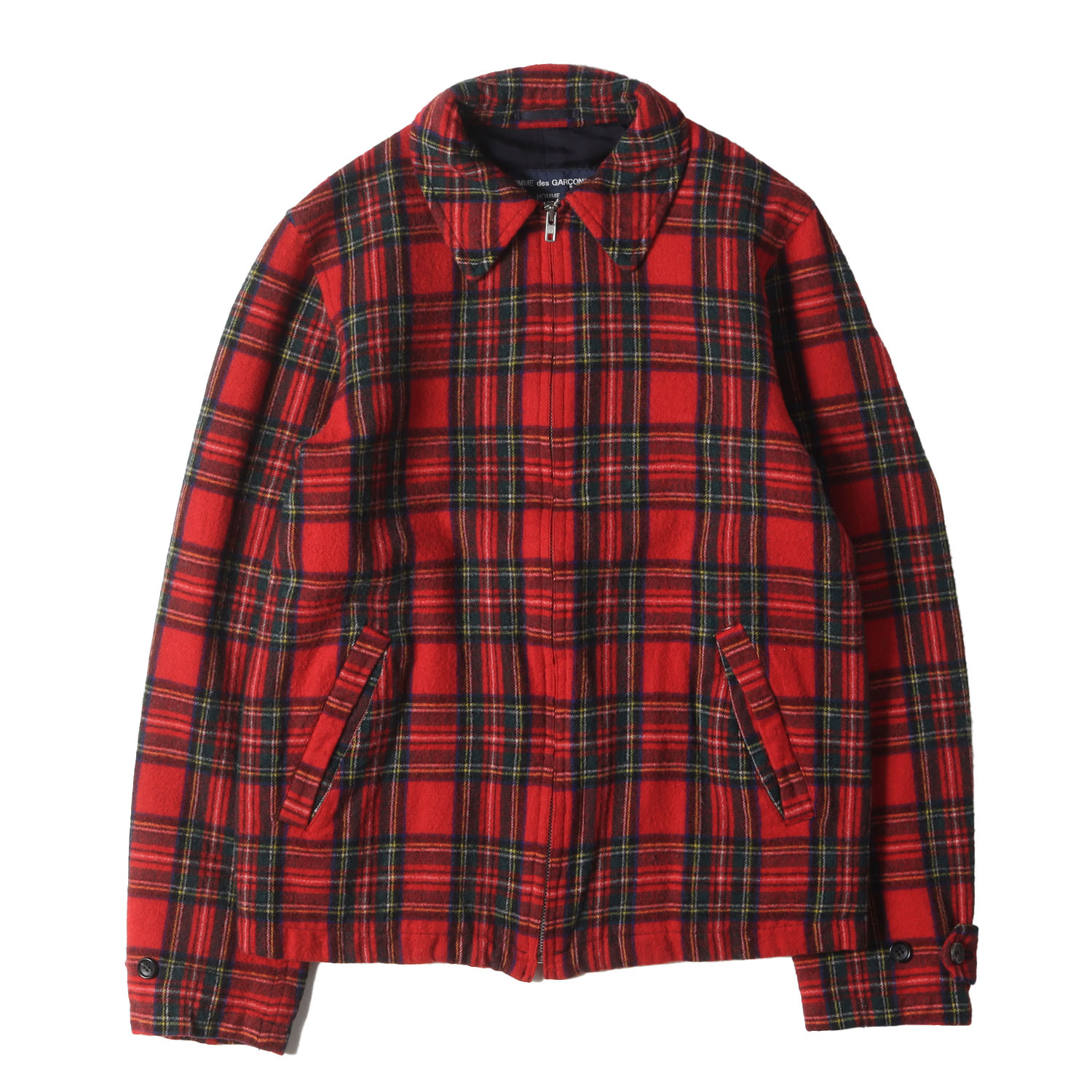 COMME des GARÇONS メンズジャケット 楽天市場】COMME des GARCONS HOMME 03AW BOILED WOOL ZIP-UP JACKET