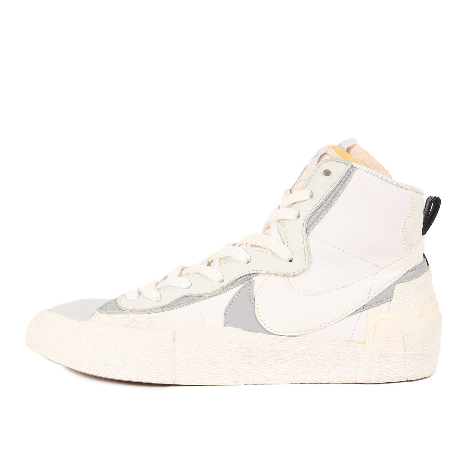 Sacai サカイ サイズ:29.0cm | NIKE BLAZER MID / SACAI (BV0072-100) | ナイキ ブレザー ミッド | ホワイト ウルフグレー | US11 | ミドルカット スニーカー シューズ 靴 | コラボ 別注【メンズ】【中古】【K4783】