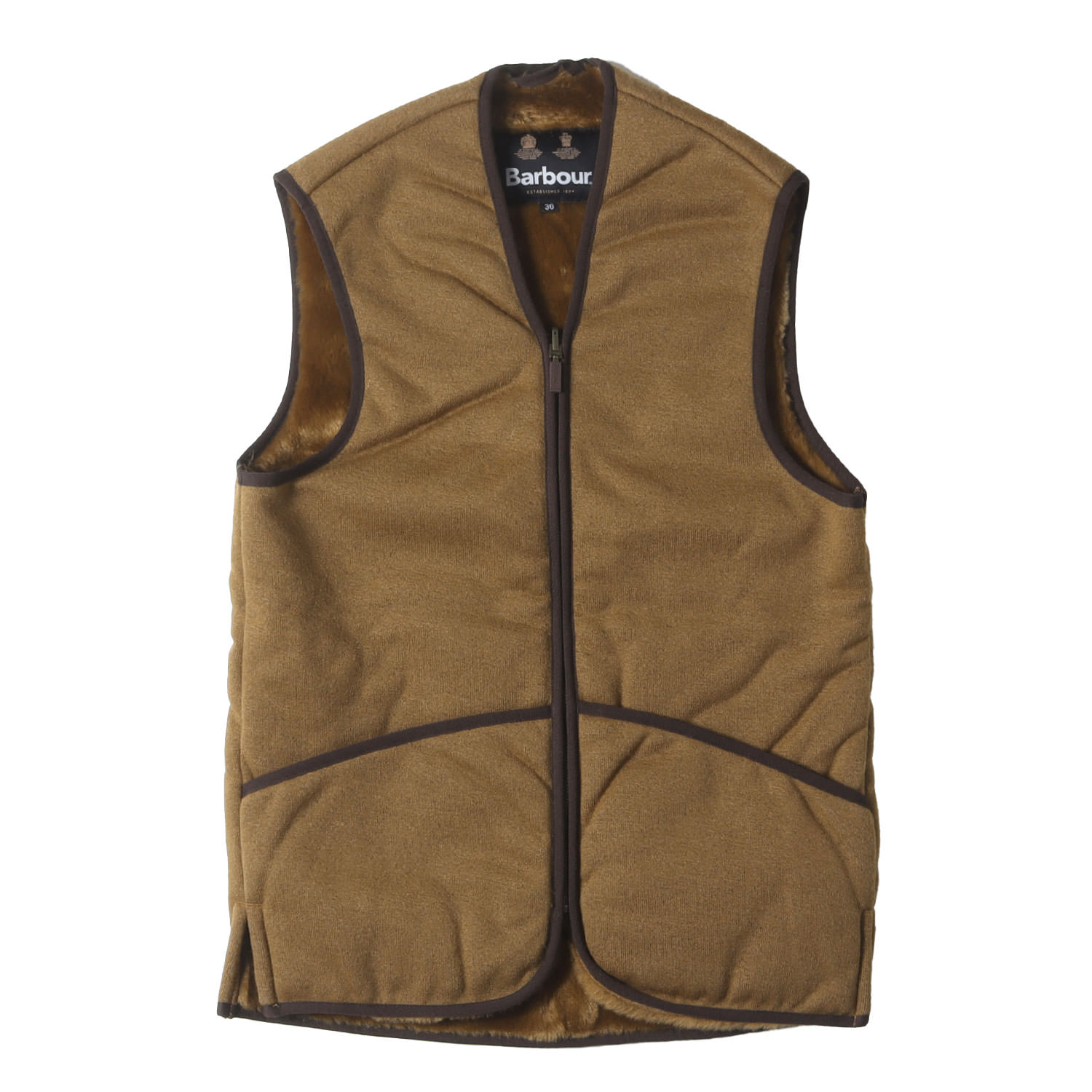 Barbour バブアー ベスト ブラウン ヴィンテージ ユーロベスト　ビデイル p15030247-a.jpg