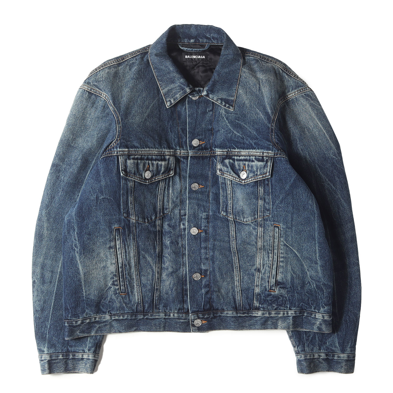 楽天市場】BALENCIAGA Campaign Logo Denim Jacket バレンシアガ
