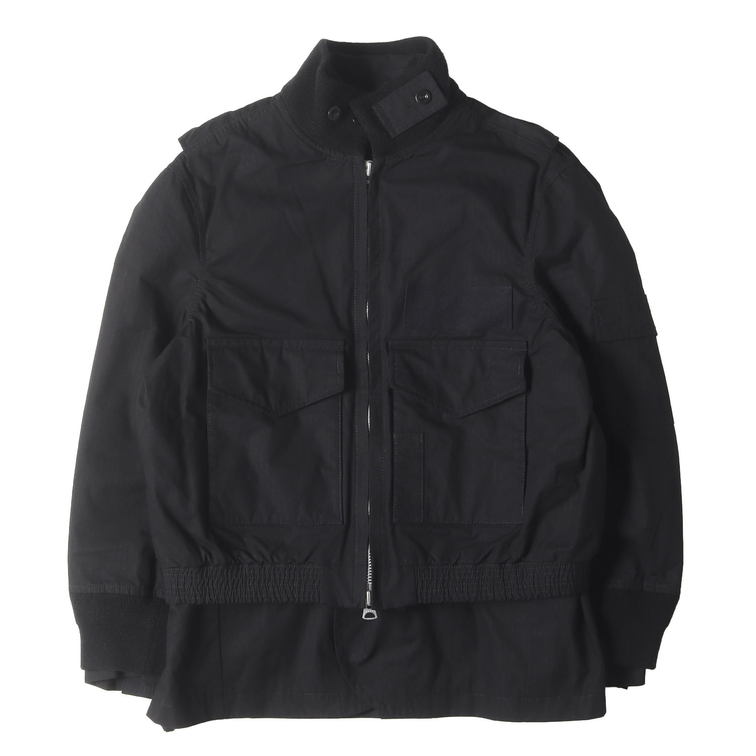 sacai NIKE レイヤード ボンバージャケット サカイ ナイキ ブルゾン sacai NIKE レイヤード ボンバージャケット サカイ ナイキ ブルゾン