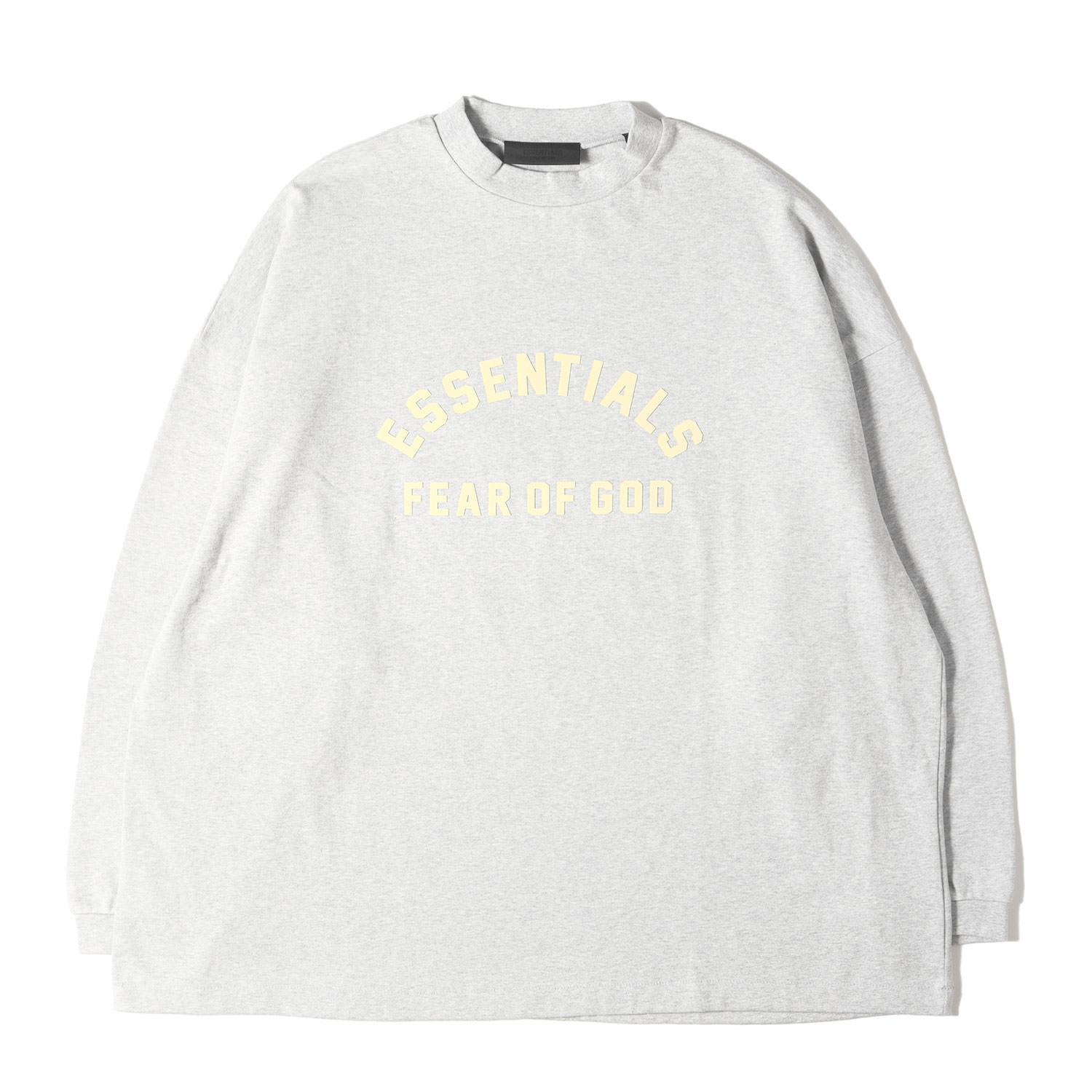 FEAR OF GOD フィアオブゴッド プルオーバー ヘザーグレー 大きさ:XL | 23SS FOG ESSENTIALS 厚地の外套大きさ 甚だしい加重値 ロング捩り プルオーバー | エッセンシャルズ | トップス カットソー 長袖【メンズ】【K4792】