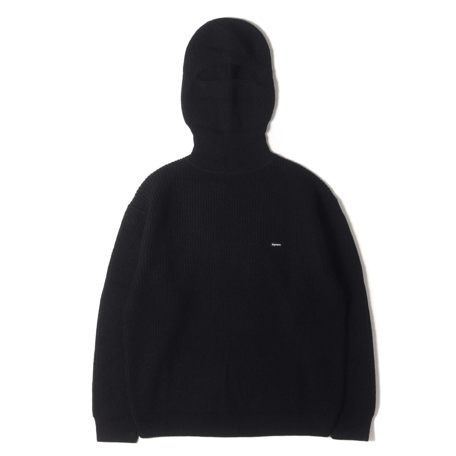 Supreme シュプリーム パーカー ブラック 黒 サイズ:L | 22AW スモールボックスロゴ バラクラバ / タートルネック ニット パーカー (Small Box Balaclava / Turtleneck Sweater) | box logo | トップス フーディー【メンズ】【中古】【美品】【K4780】