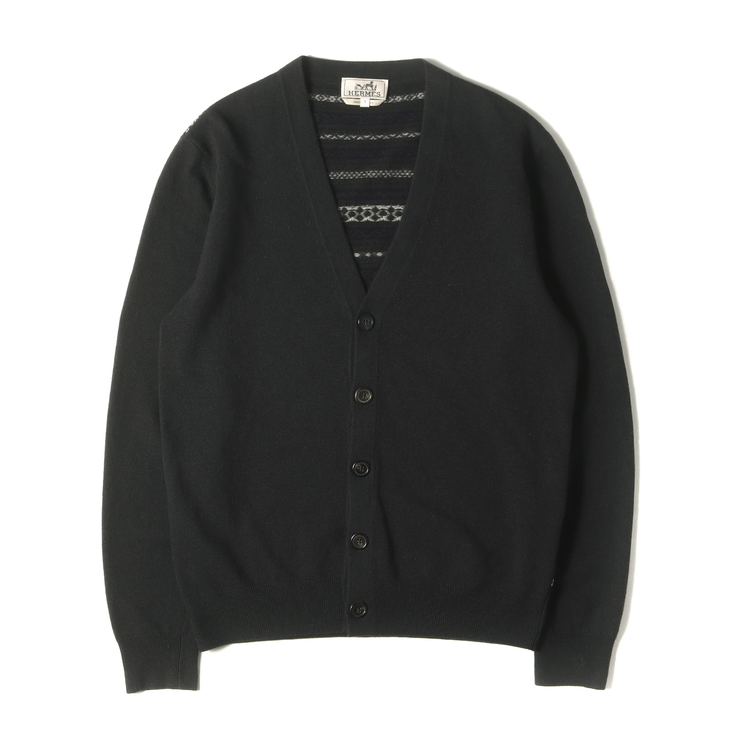 楽天市場】HERMES エルメス カーディガン Hディテール Detail H