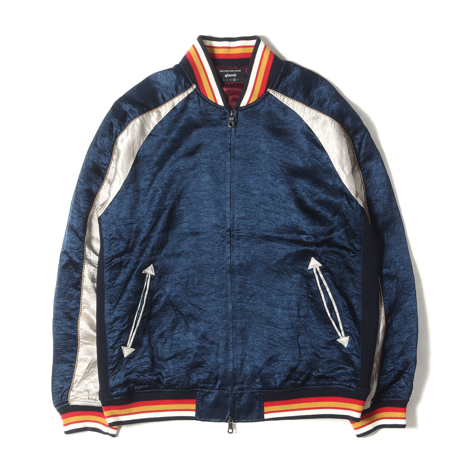 楽天市場】【中古】glamb「Jake Ska JKT」 刺繍デザインスカジャン