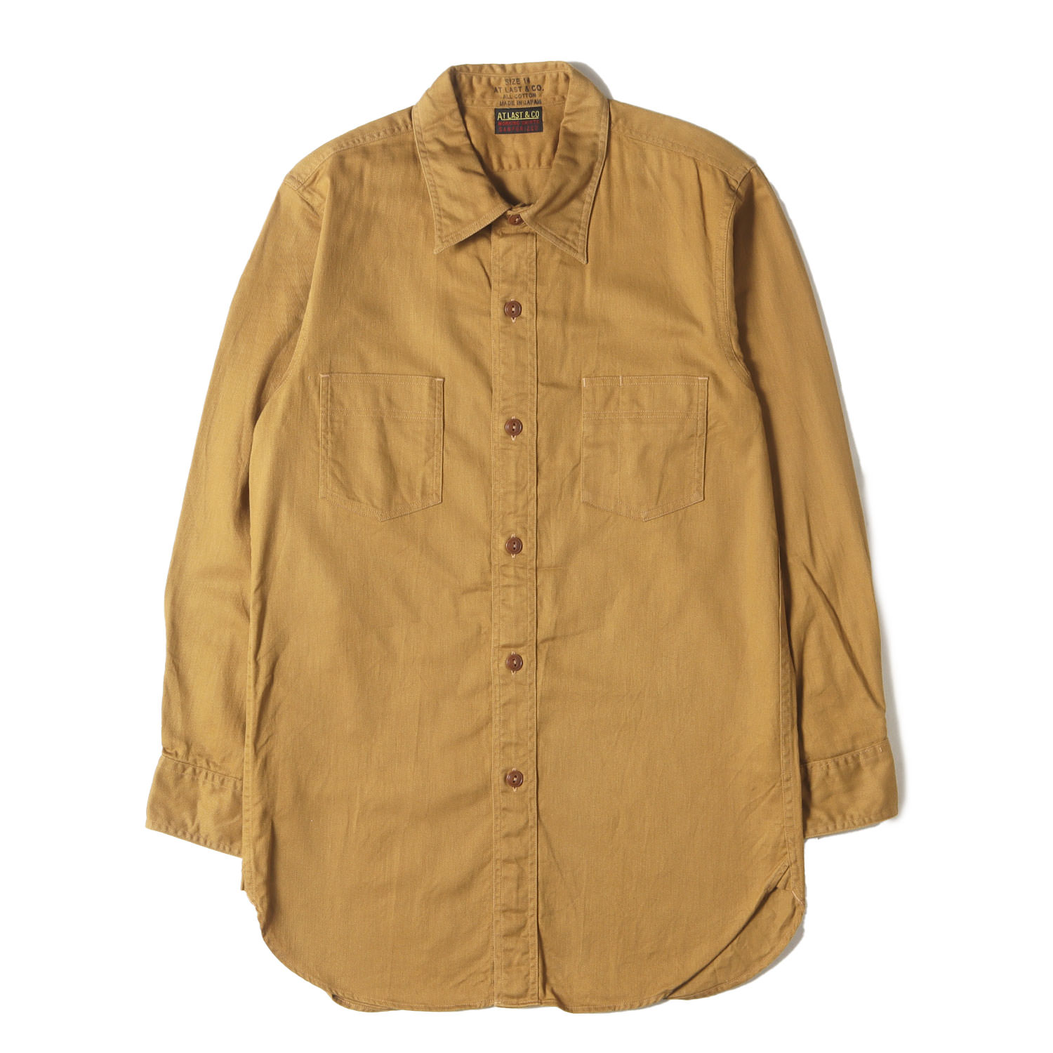 Butcher products atlast&co コットンリネン シャツ 楽天市場】At LAST&CO アットラスト シャツ サイズ:15.5(L位