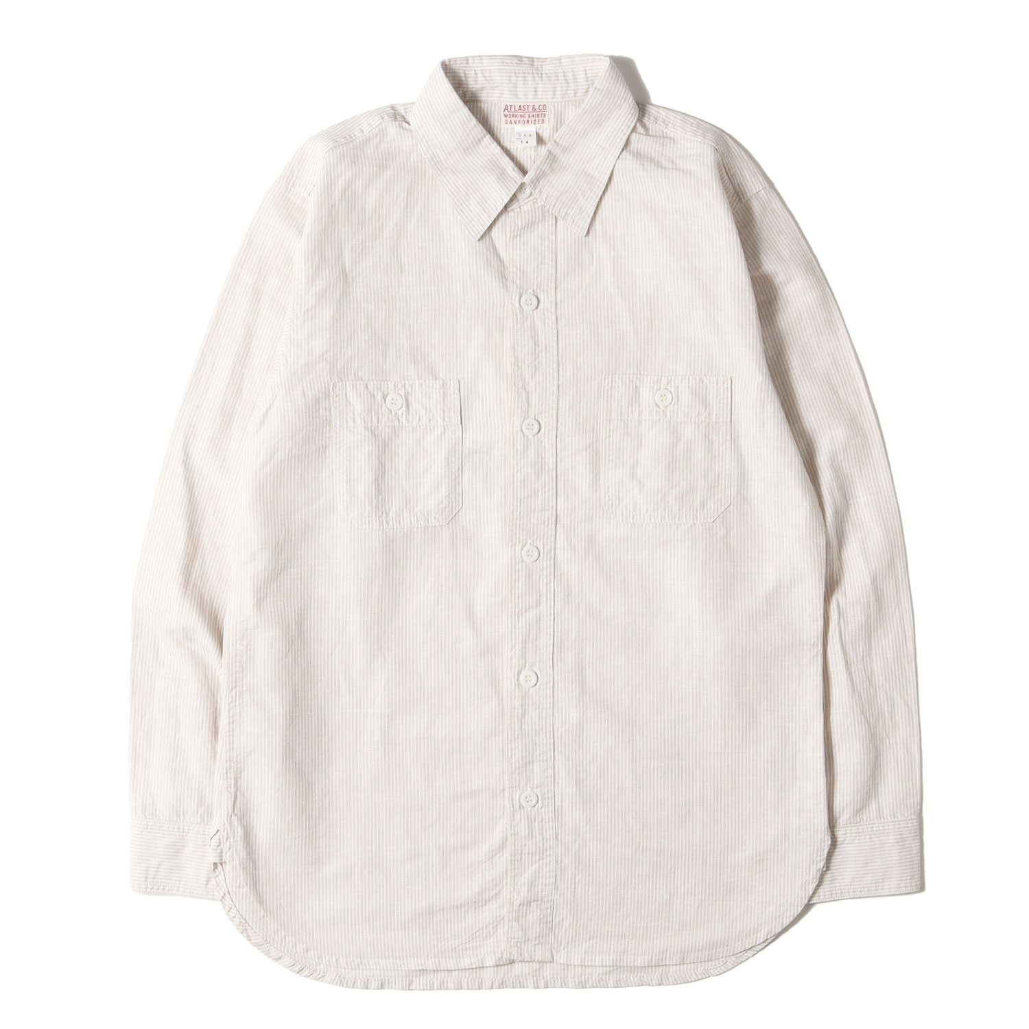 楽天市場】At Last(アットラスト) LOT 347L 長袖オープンカラー