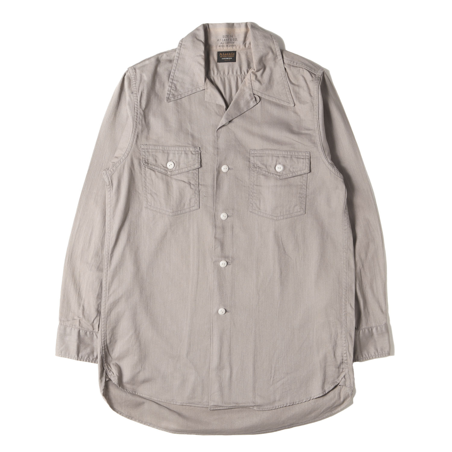 ATLAST&COドレスシャツ16 アットラストBUTCHER PRODUCTS 楽天市場】At LAST&CO アットラスト シャツ サイズ:15.5(L位