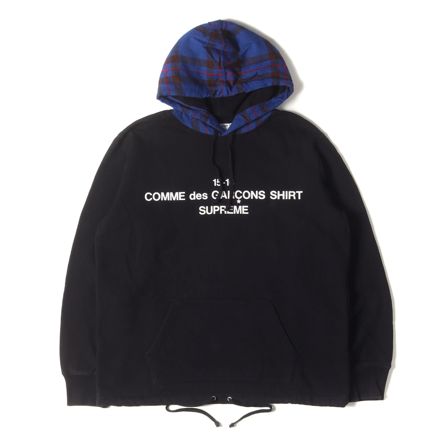 COMME des GARÇONS SHIRT SUPREME フード付きパーカ 中古・古着通販】SUPREME (シュプリーム) COMME des GARCONS