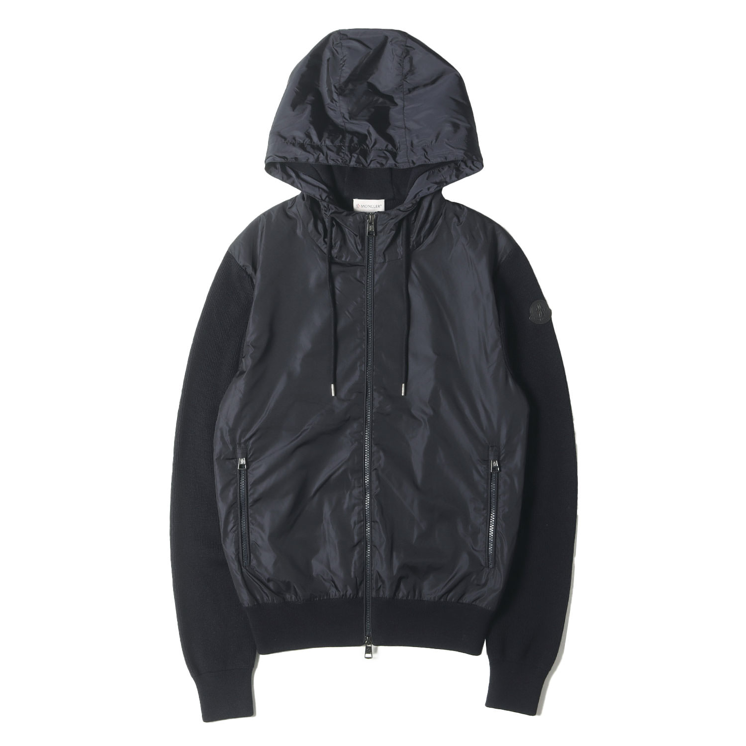 【良品】モンクレール マグリア バーシティジャケット風カーディガン S 良品】モンクレール マグリア バーシティジャケット風