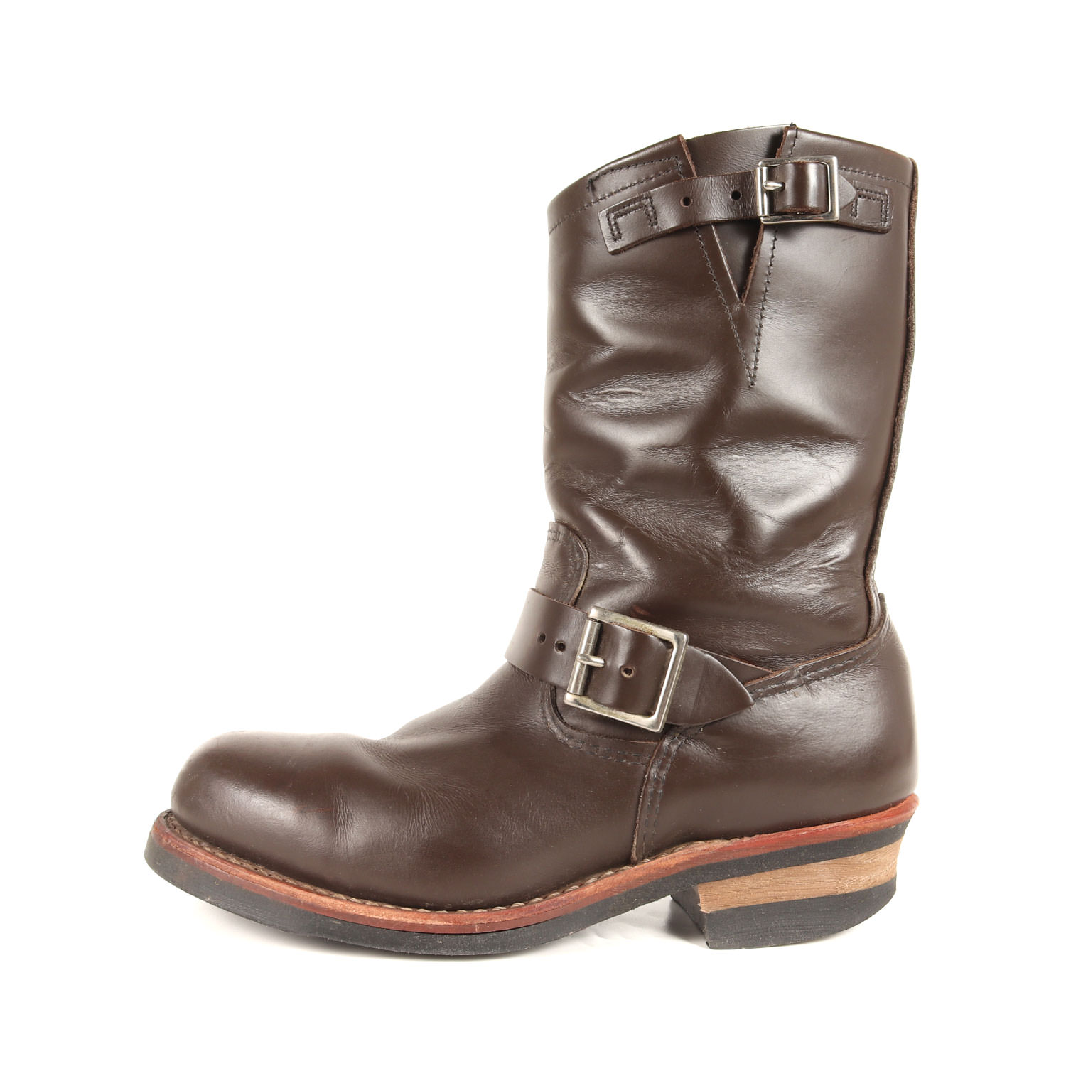 REDWINGレッドウィング PT91 エンジニアブーツ 9D 9.5D 良品 PT91刺繍 97年】レッドウィング 2268 エンジニア 黒