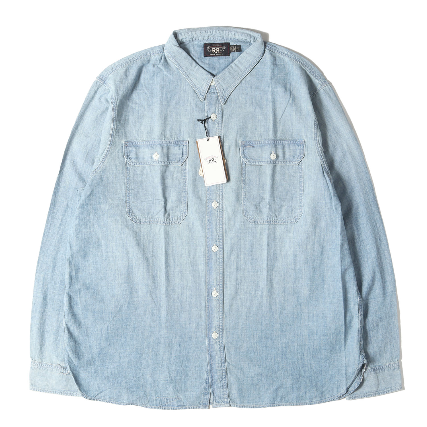 RRL XS シャンブレーシャツ デニム ダブルアールエル RRL XS シャンブレーシャツ デニム ダブルアールエル 【公式通販】