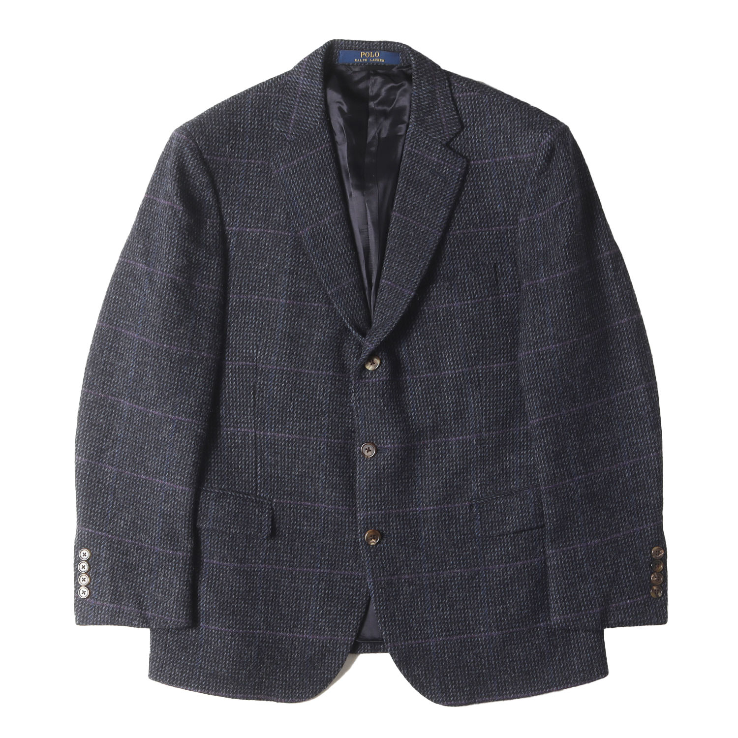 オールド ポロバイラルフローレン テーラードジャケット フランネル 紺 総裏地 楽天市場】POLO Ralph Lauren ポロ ラルフローレン ジャケット