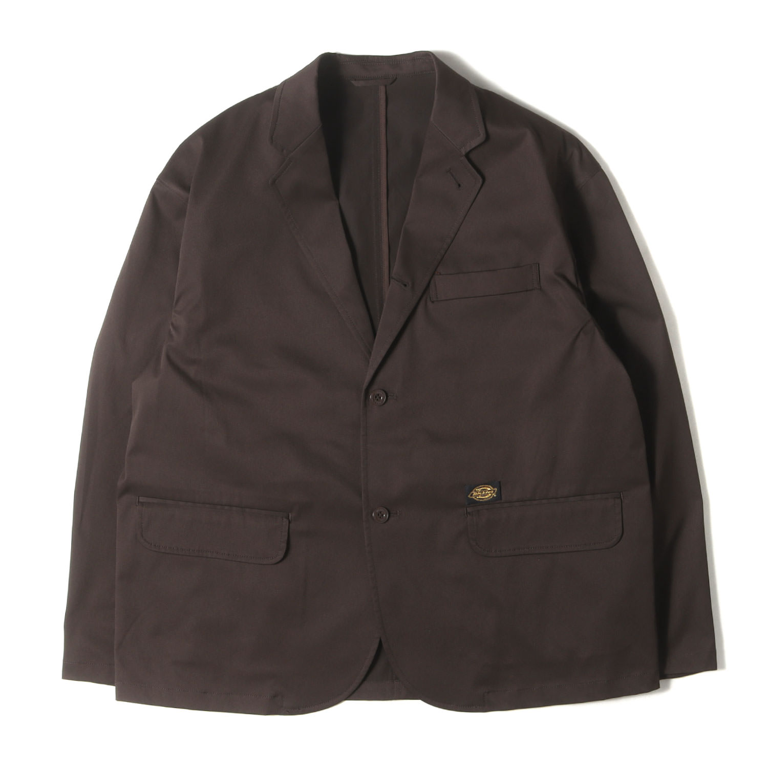 TRIPSTER トリップスター ジャケット ダークブラウン サイズ:M | 25SS Dickies ソフトツイル 段返り3B テーラード ジャケット (251M10BM01) | アウター ブレザー 上着【メンズ】【中古】【新品同様】【K4773】