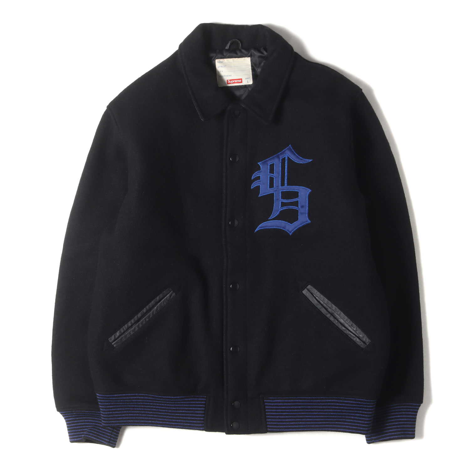 Supreme 星柄スタジャン М Supreme 'Stars Zip Stadium Jacket'ジップ