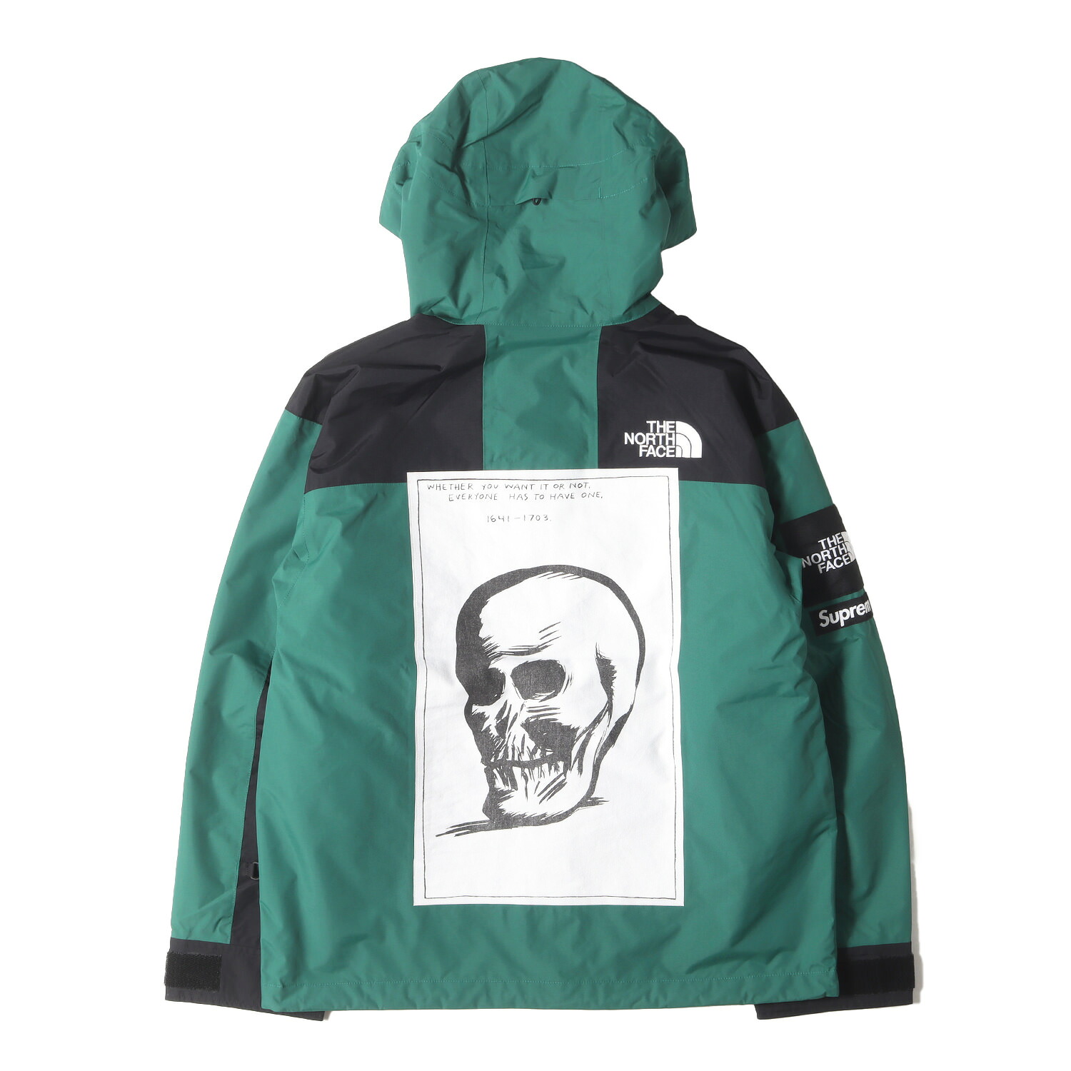 Supreme シュプリーム ジャケット グリーン サイズ:S | 24AW THE NORTH FACE パッチ付き マウンテンジャケット (Mountain Jacket) | アウター ブルゾン 上着 | コラボ【メンズ】【中古】【美品】【K4857】|ブランド古着のBEEGLE by Boo-Bee
