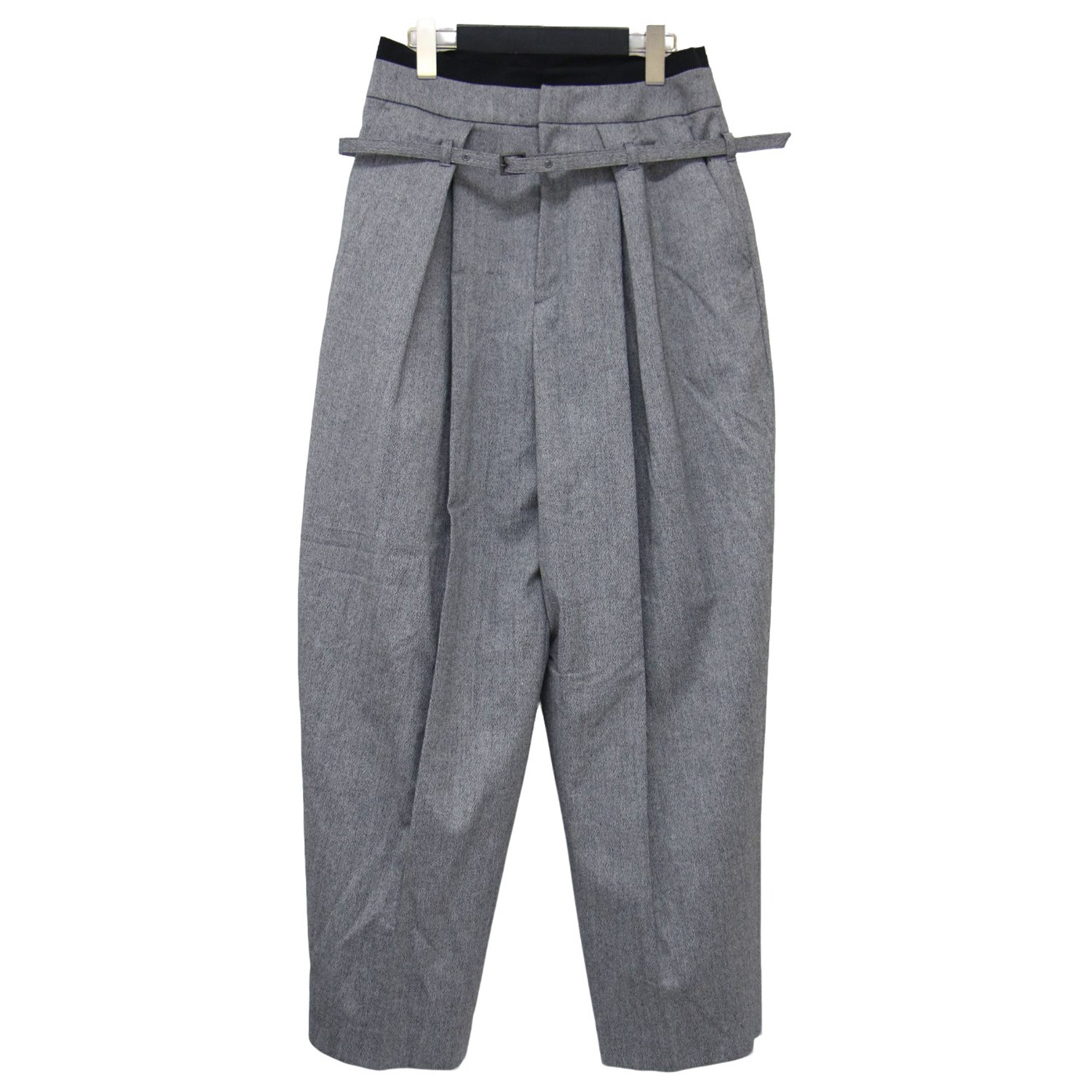 GALERIE VIE ギャルリー ヴィー パンツ チャコールグレー サイズ:32(5号) 23春夏 コットン リネン ストレッチ テーパード パンツ 日本製 ボトムス ズボン【レディース】【中古】【美品】【K4184】 pr15100131-7.jpg