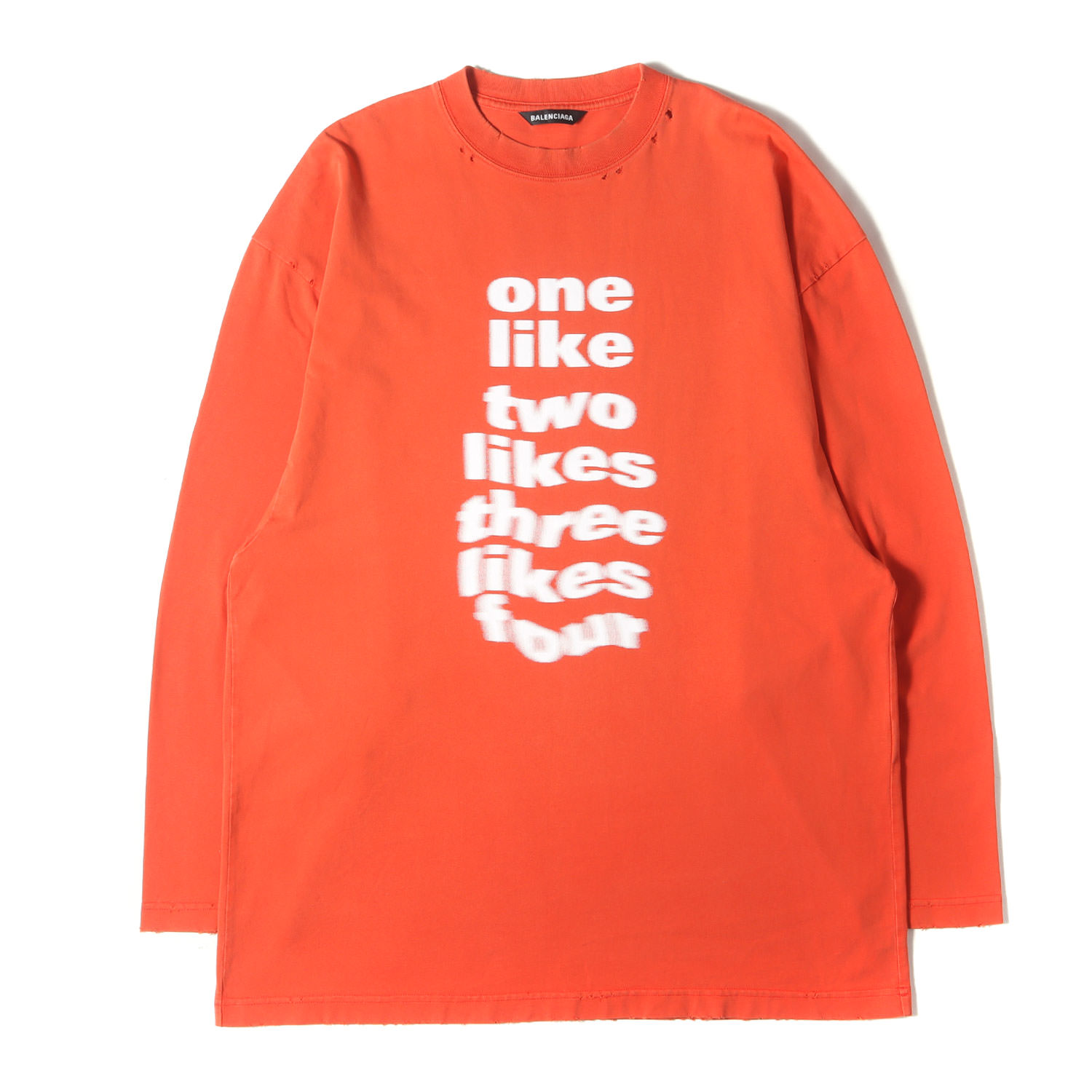 楽天市場】バレンシアガ BALENCIAGA ロングスリーブ オーバーサイズ T