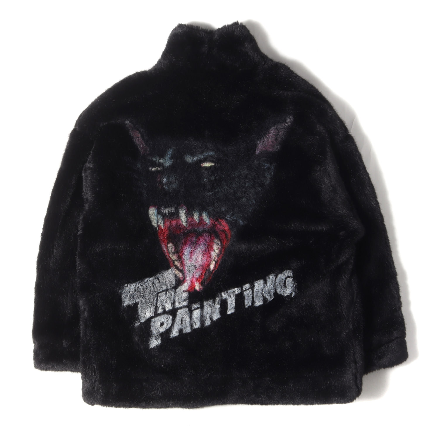 【激レア】Doublet Painting ファージャケット黒猫 doublet(ダブレット) HAND-PAINTED FUR JACKETファージャケット