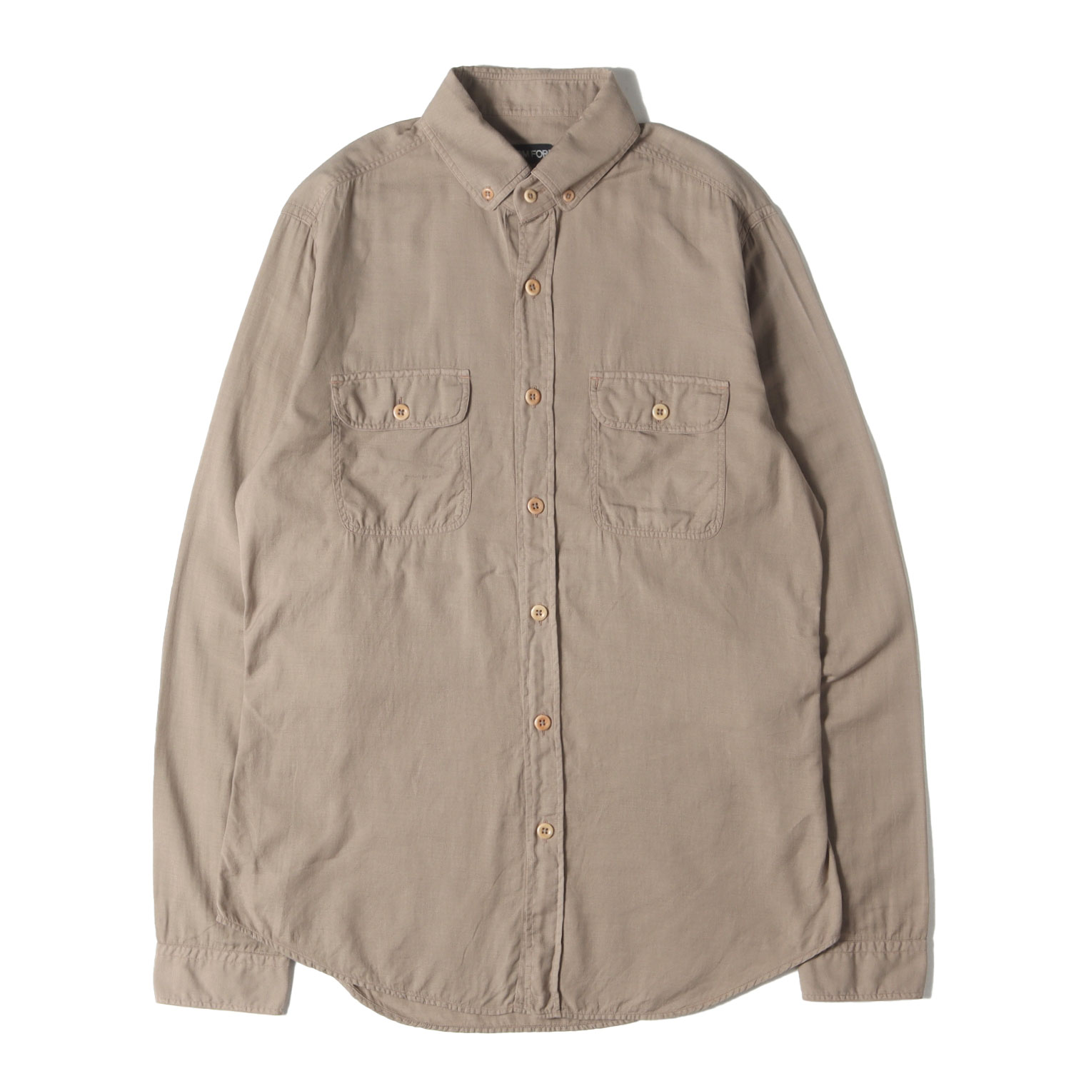 楽天市場】トムフォード TOM FORD ドレスシャツ ワイドカラー 長袖