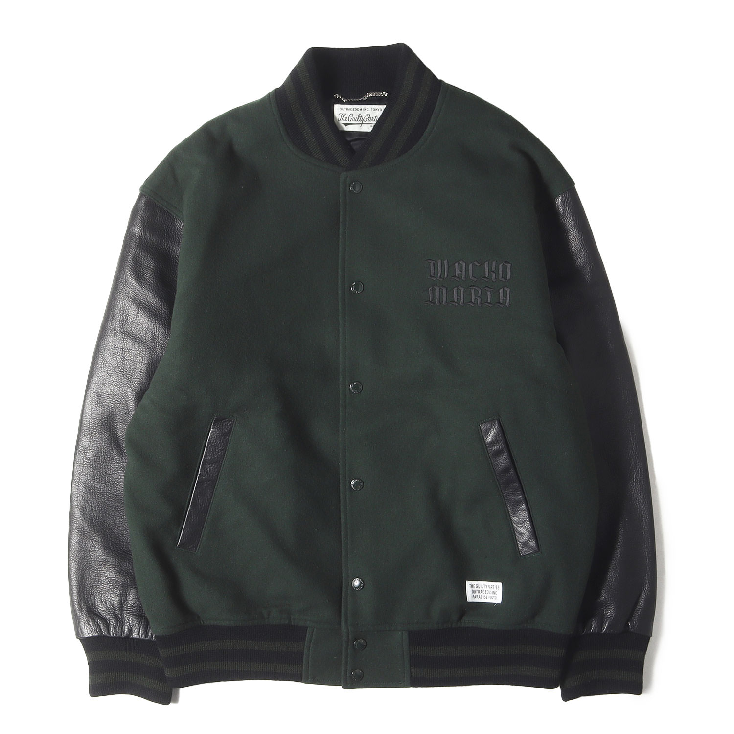 楽天市場】ワコマリア ギルティーパーティーズ バックロゴ メルトン