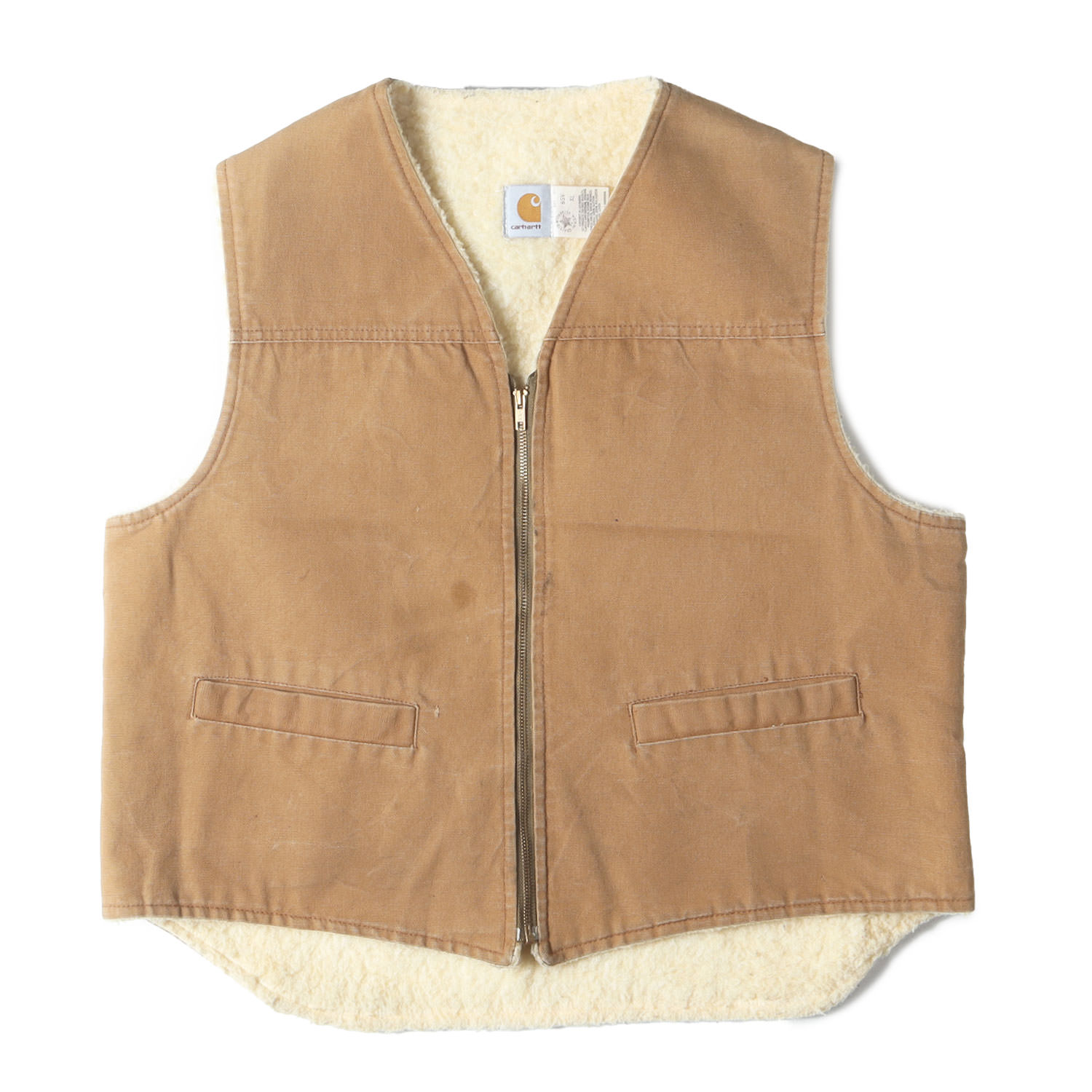 楽天市場】80s 90s USA製 カーハート 裏 ボア ダック ベスト メンズ M