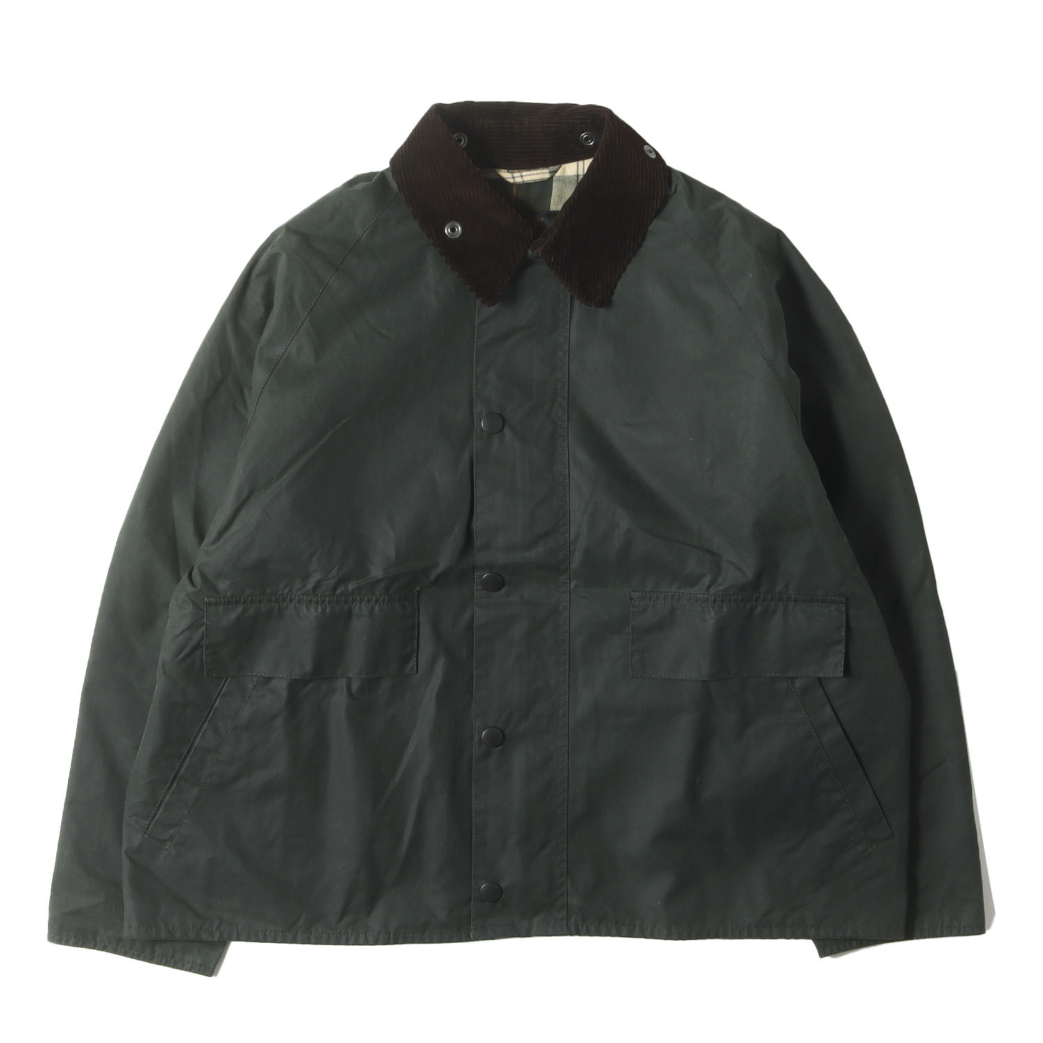 BARBOUR バブアー ジャケット グリーン サイズ:40 | 24AW トランスポート ワックスドコットン ジャケット (TRANSPORT WAX JACKET) | アウター ブルゾン コート 上着【メンズ】【中古】【K4746】