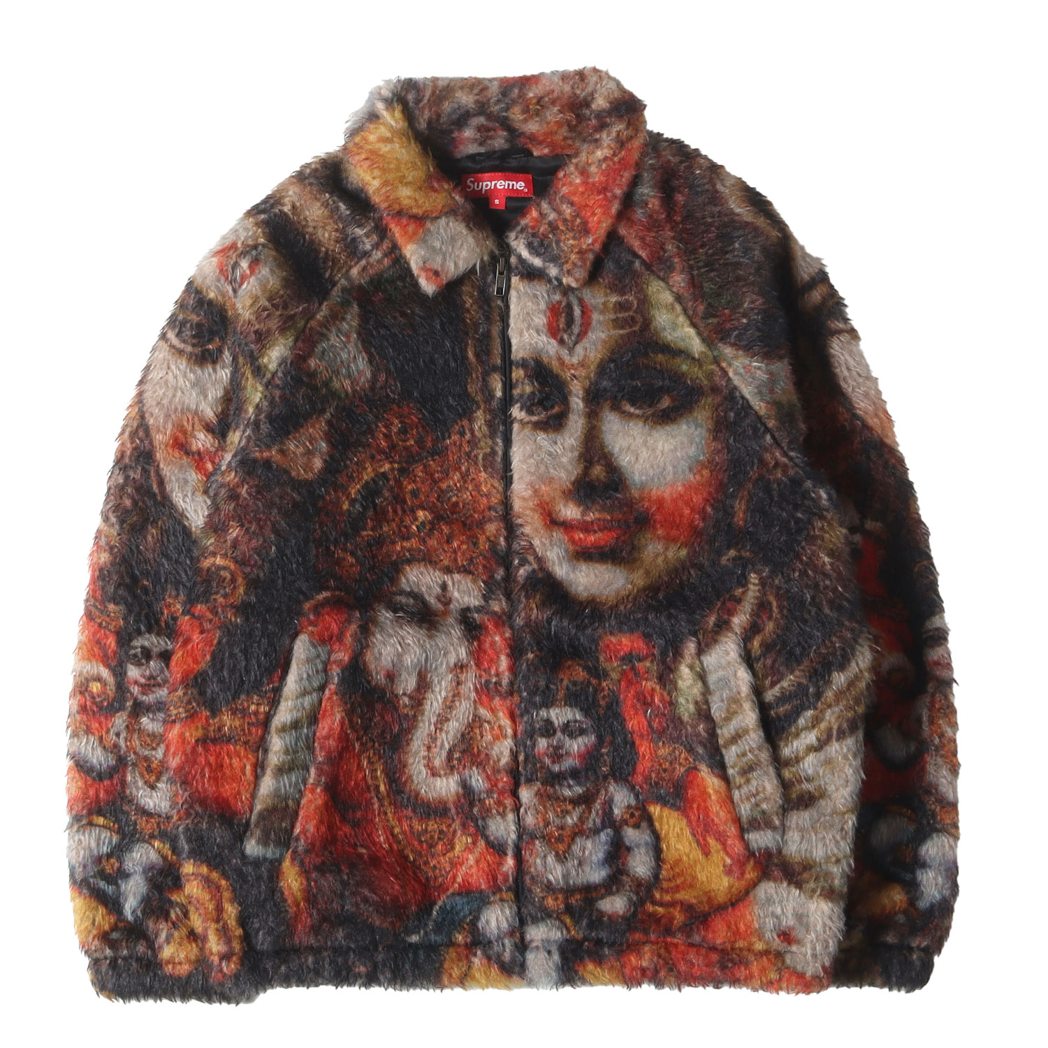 Supreme シュプリーム ジャケット ブラック サイズ:M | ガネーシャ 総柄 フェイクファージャケット (Ganesh Faux Fur Jacket) | アウター ブルゾン 上着【メンズ】【中古】【美品】【K4621】 15060603-a.jpg