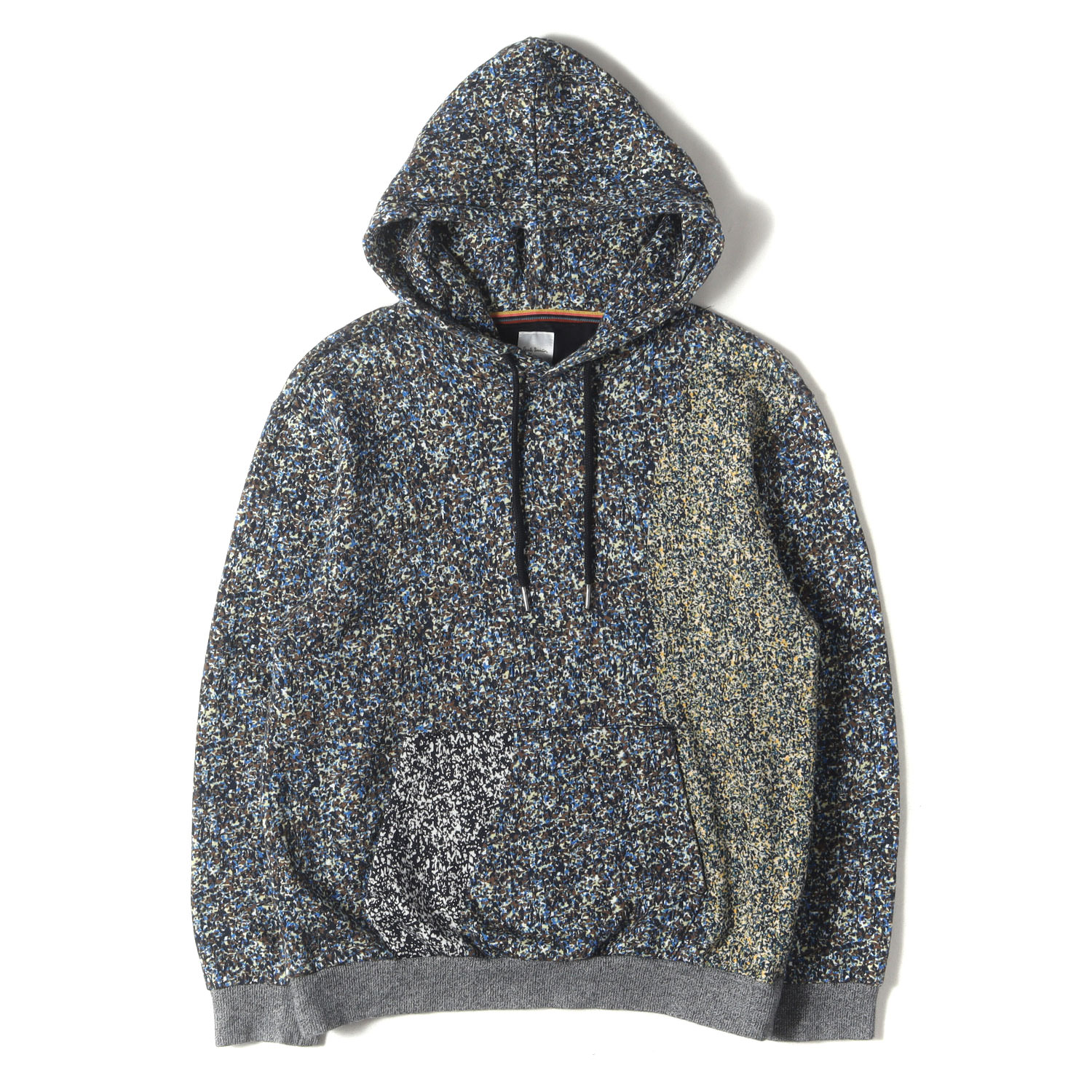 Paul Smith ポールスミス パーカー マルチカラー サイズ:M | モザイク柄 スウェットパーカー | トップス フーディー プルオーバー | 日本製【メンズ】【中古】【美品】【K4789】