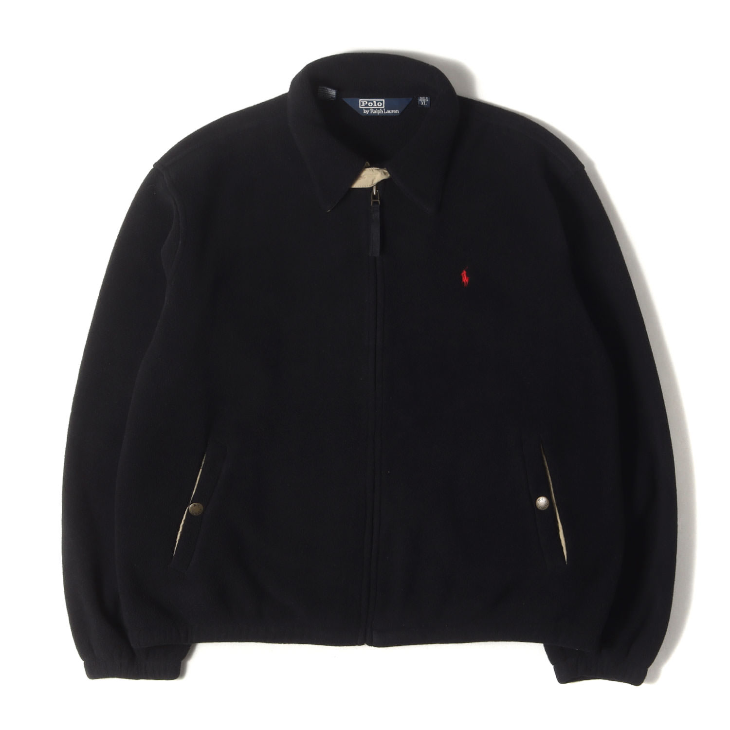 楽天市場】Polo Ralph Lauren Drizzler Jacket 黒 XL ポロラルフ
