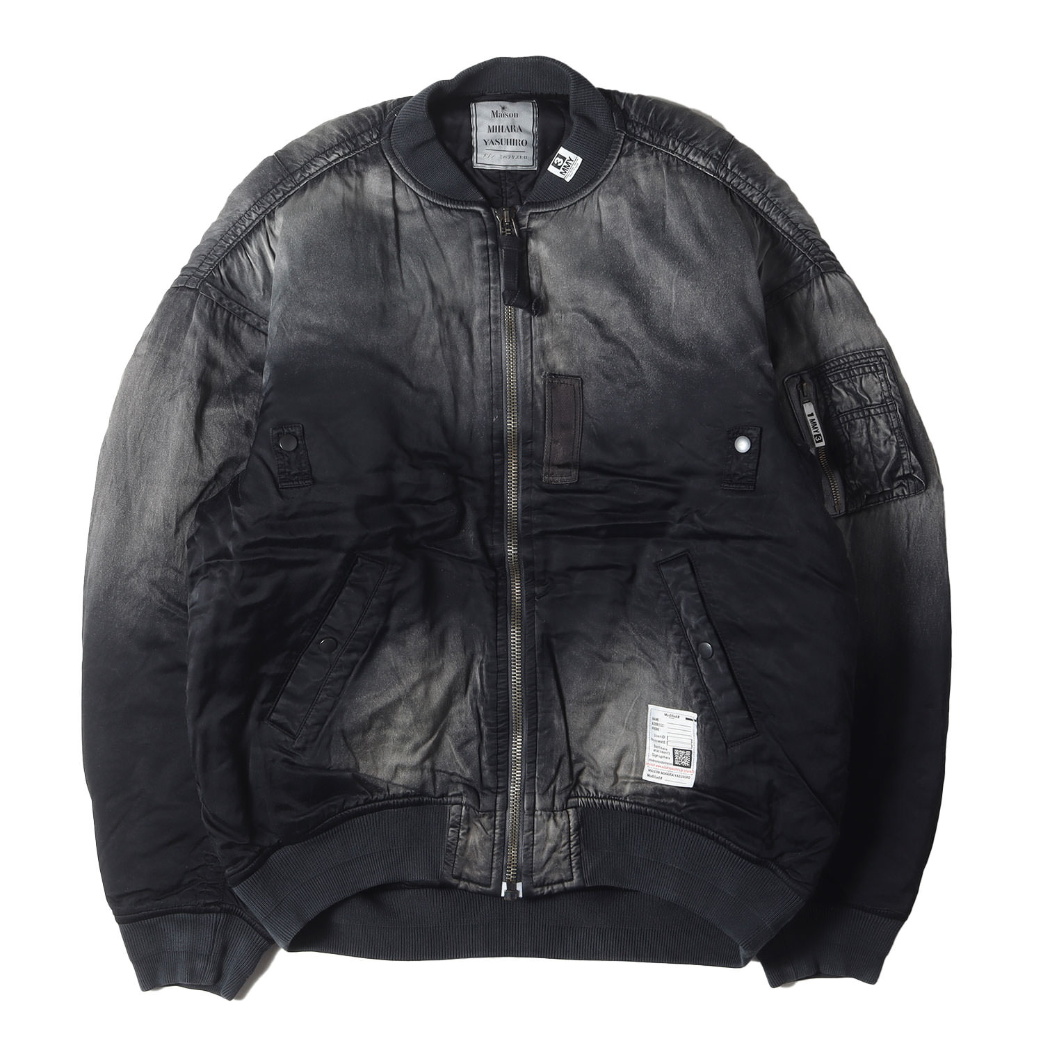 [最終値下げ]MIHARAYASUHIRO レザーシングルライダース鹿　Mサイズ 最終値下げ]MIHARAYASUHIRO レザーシングルライダース鹿 Mサイズ