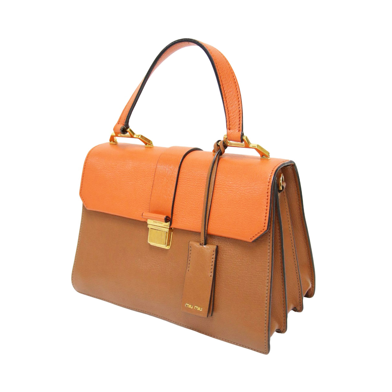 楽天市場】ミュウミュウ MIUMIU バッグ レッドxシルバー レザーx金属