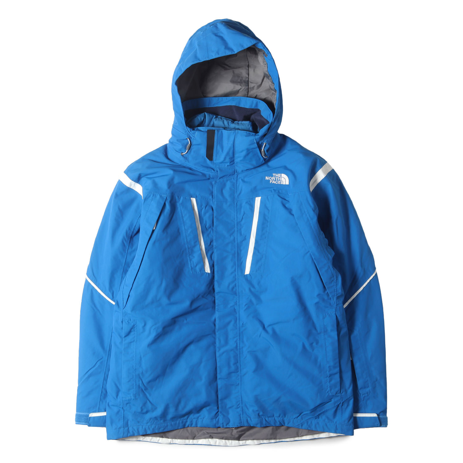 THE NORTH FACE 北の方人間の顔 上衣 青み 大きさ:M | US計画すること | ラインドライヴ付き添い人 3WAY ハイベント 山岳上衣 | アウター 上衣 厚地の外套【メンズ】【中古】【K4840】