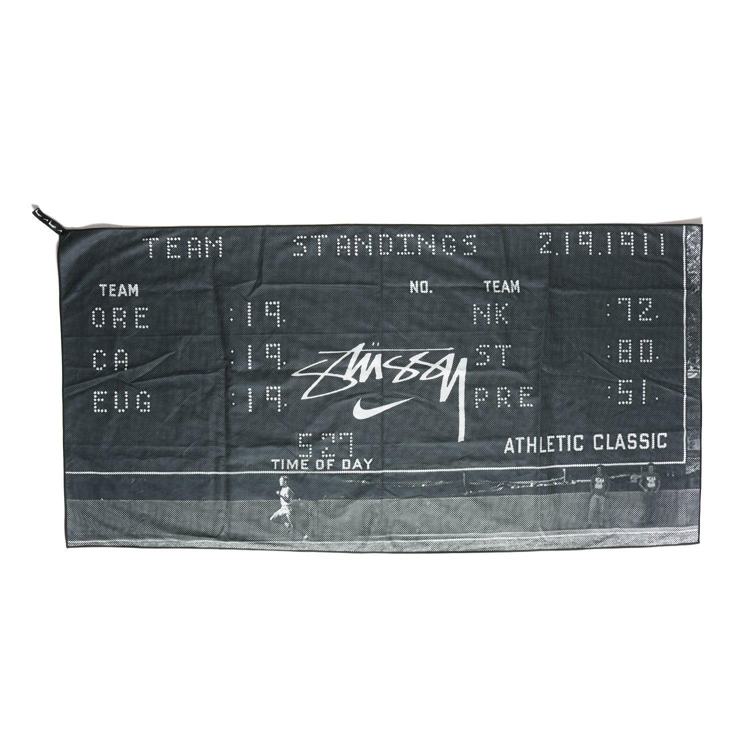 楽天市場】STUSSY ステューシー ブランドロゴ ラグマット ネイビー 紺