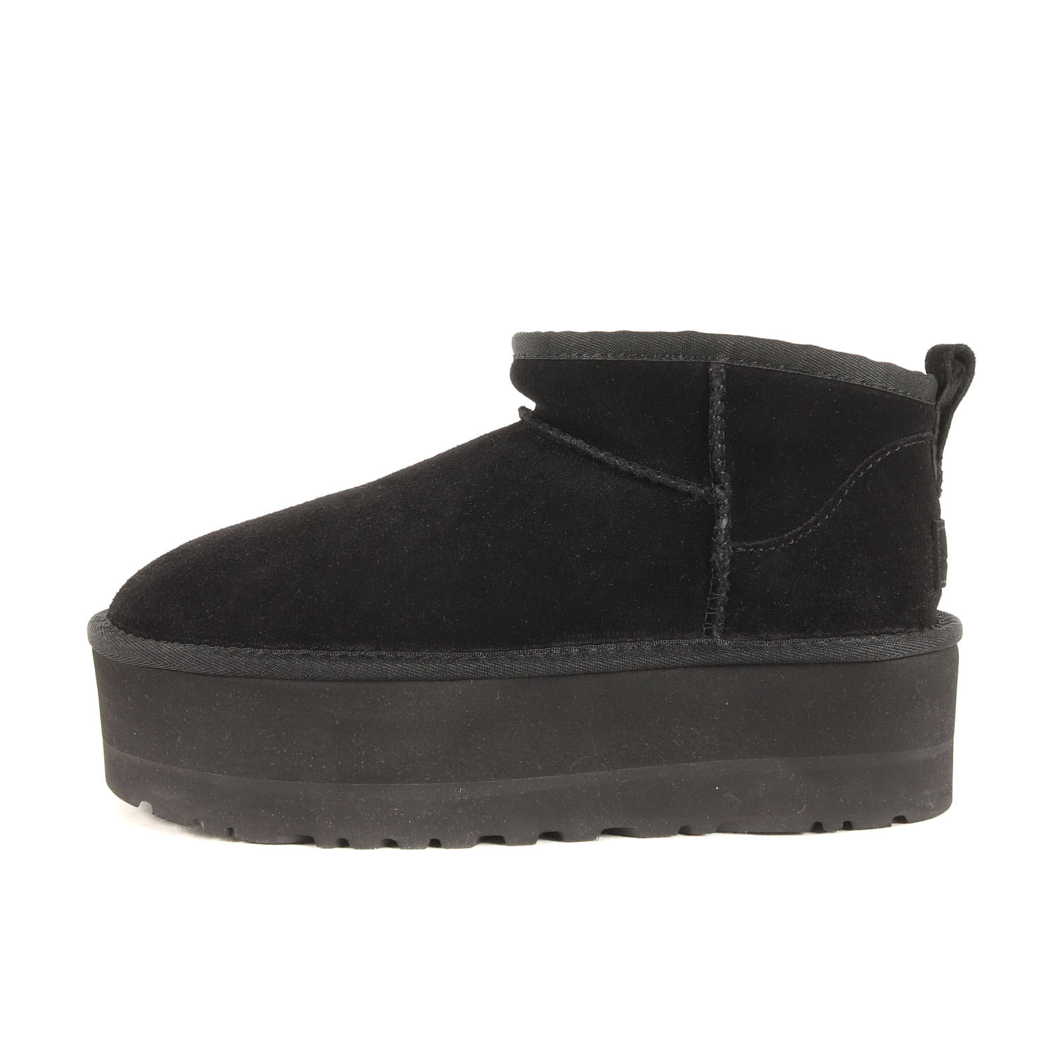 UGG アグ サイズ:WMNS US8(25.0cm) | 新型 クラシック ウルトラ ミニ プラットフォーム ムートンブーツ (Classic Ultra Mini Platform) | ブラック 黒 | ブランド シューズ 靴【メンズ】【K4803】