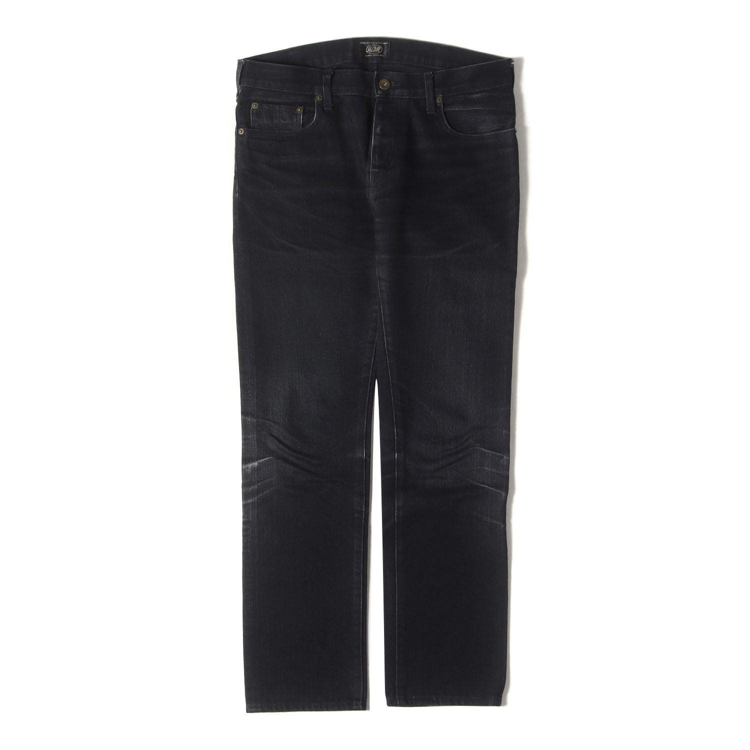 ADDICT CLOTHES NEW VINTAGE アディクトクローズ ニューヴィンテージ パンツ ブラック 黒 サイズ:30 | ストレッチ スリム ストレート ブラック デニムパンツ | ボトムス ジーンズ ジーパン【メンズ】【中古】【K4660】 15110827-a.jpg