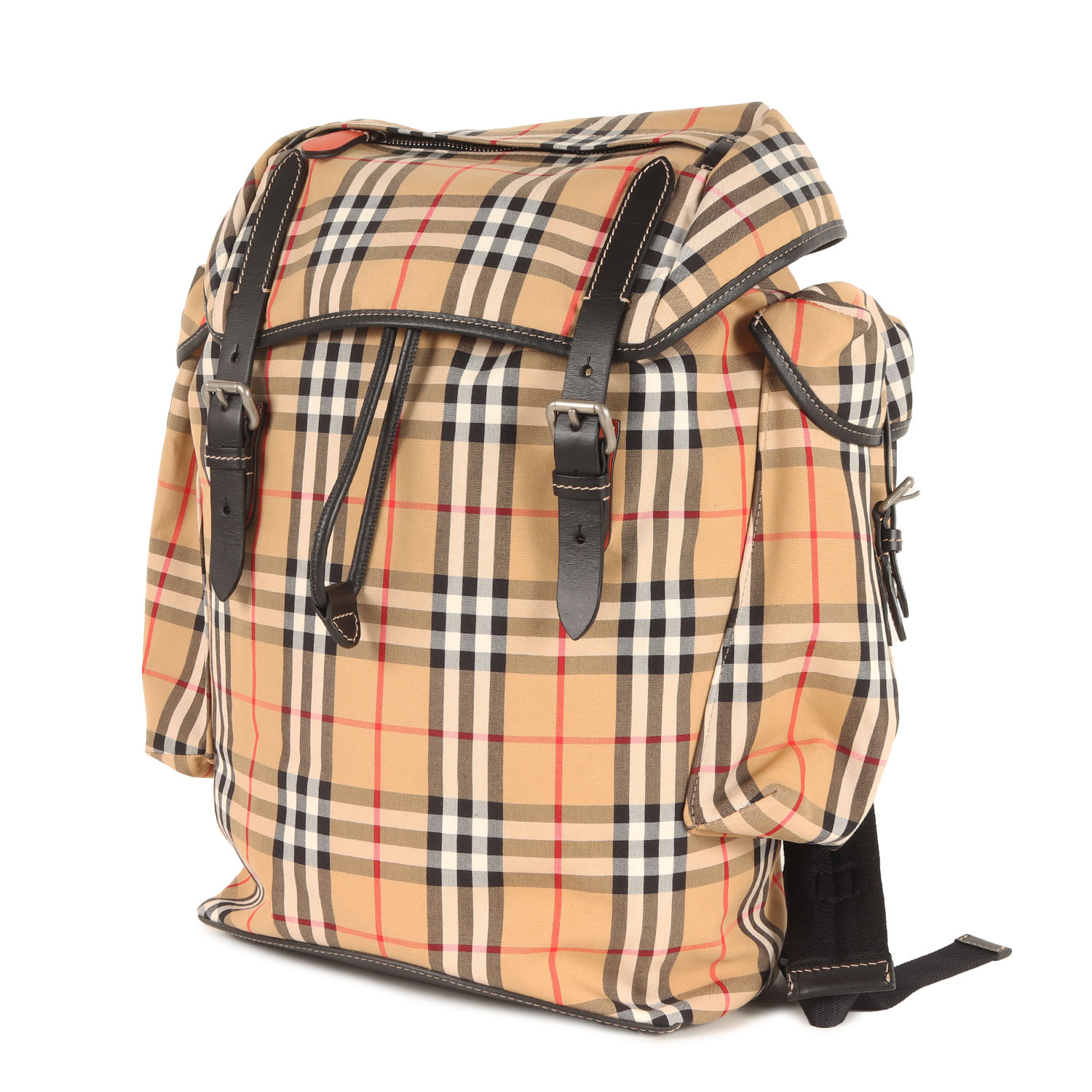美品　希少　バーバリー　ノバチェック キャンバス　巾着　リュック　バックパック 楽天市場】□新品同様□ BURBERRY バーバリー ノバチェック ナイロン