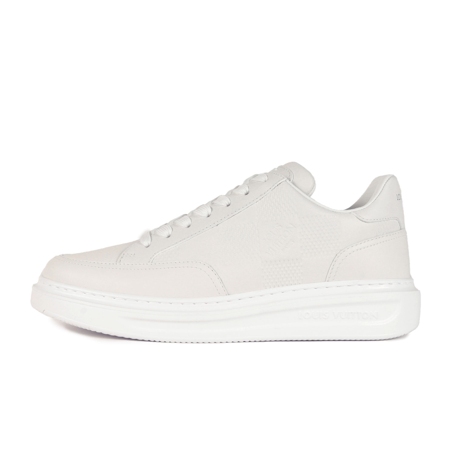LOUIS VUITTON ルイヴィトン 大いさ:7(26.0糎) | 24SS ダミエ ビバリーヒルズ スニーカー | 白いこと 白 | 置き目撥ね除ける スニーカー シューズ 靴 | イタリア共和国製【メンズ】【K4813】 靴-メンズ靴-スニーカー