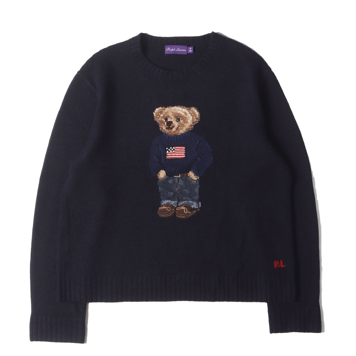 美品 palace Ralph Lauren Skate ベア ニット XL 美品 palace Ralph Lauren Skate ベア ニット XL 美品 palace Ralph