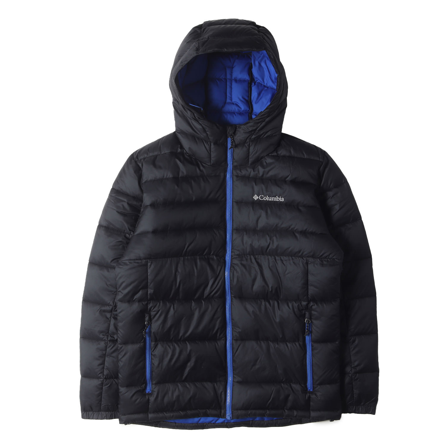 Columbia コロンビア 上衣 黒いこと 黒 大きさ:M | ナイロン 中綿 フーデッド 上衣 (BUCK BUTTE INSULATED HOODED JACKET) | アウター 上衣 厚地の外套【メンズ】【中古】【K4746】