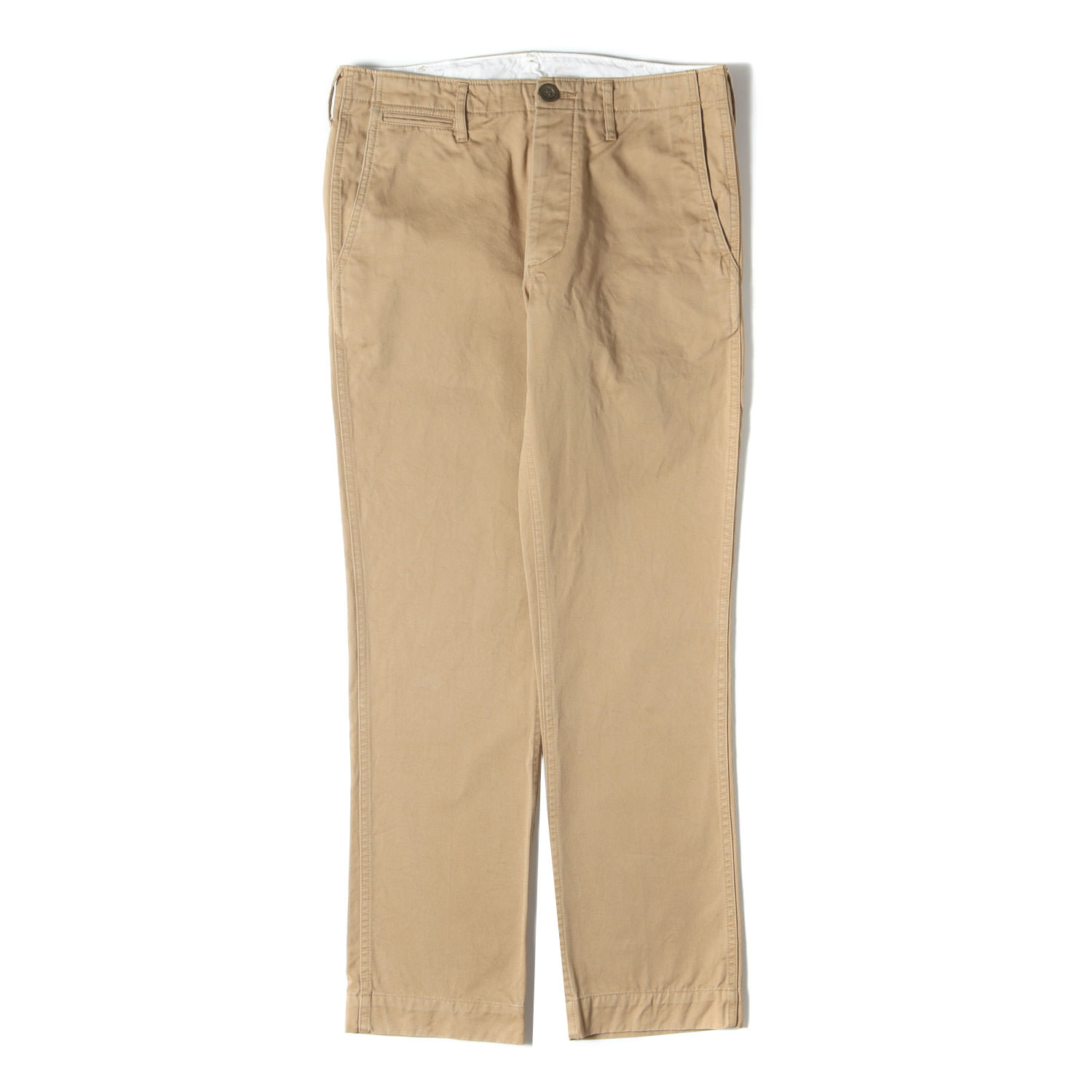 visvim ビズビム パンツ ベージュ サイズ:1 | F.I.L限定 コットンツイル スリム チノパンツ (SLIM CHINO) | ボトムス ズボン【メンズ】【中古】【K4775】